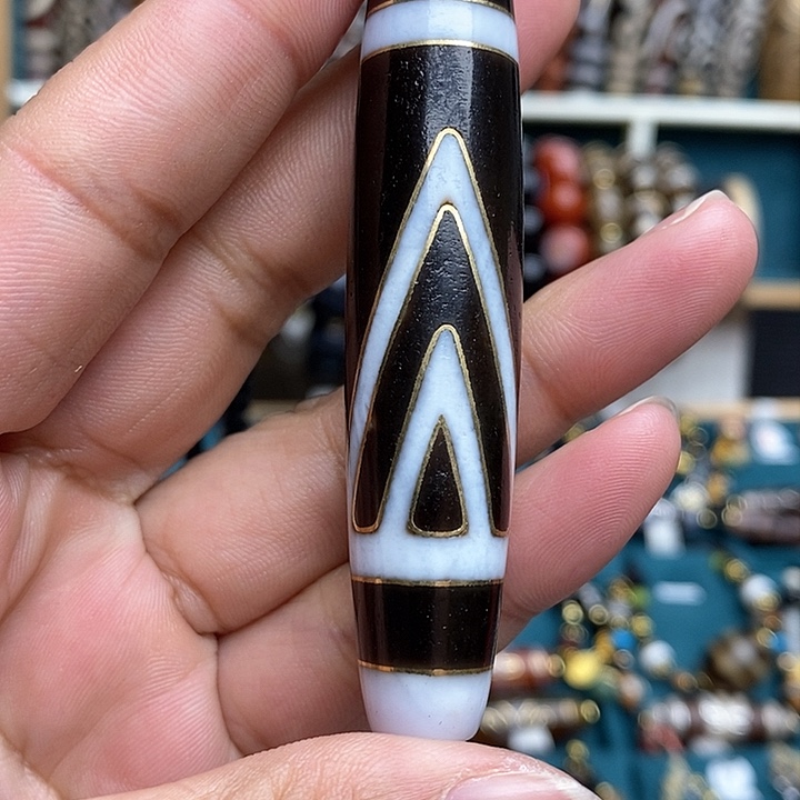 玛瑙/玉髓颈饰合金黑*