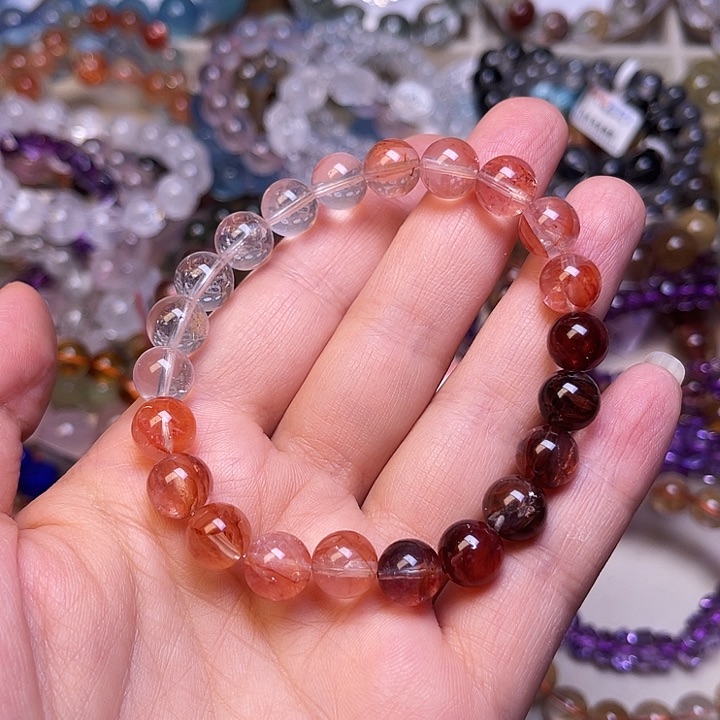 水晶手链未镶嵌浇花水晶