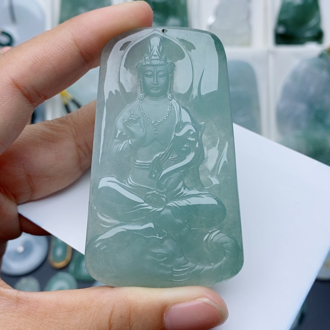 颈饰未镶嵌翡翠普贤