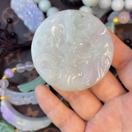 翡翠未镶嵌挂件2486