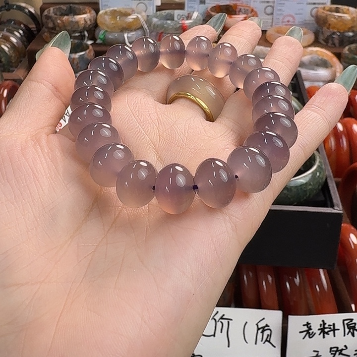 玛瑙/玉髓未镶嵌手链