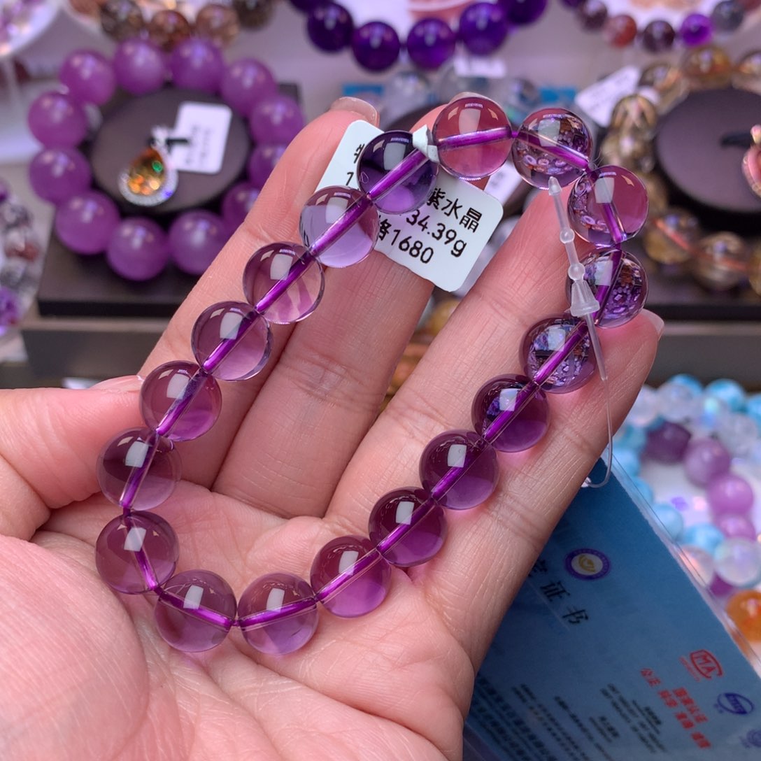 水晶手链未镶嵌五****子手链