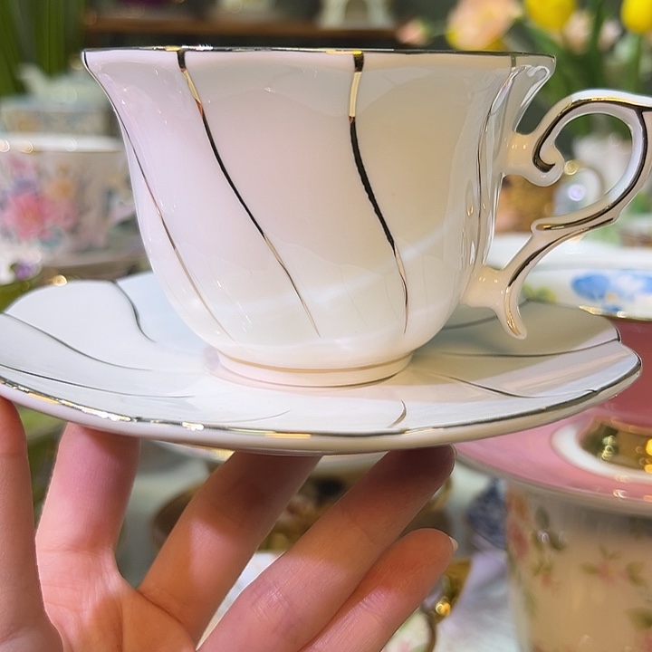 陶瓷极简奢华风经典咖啡杯型