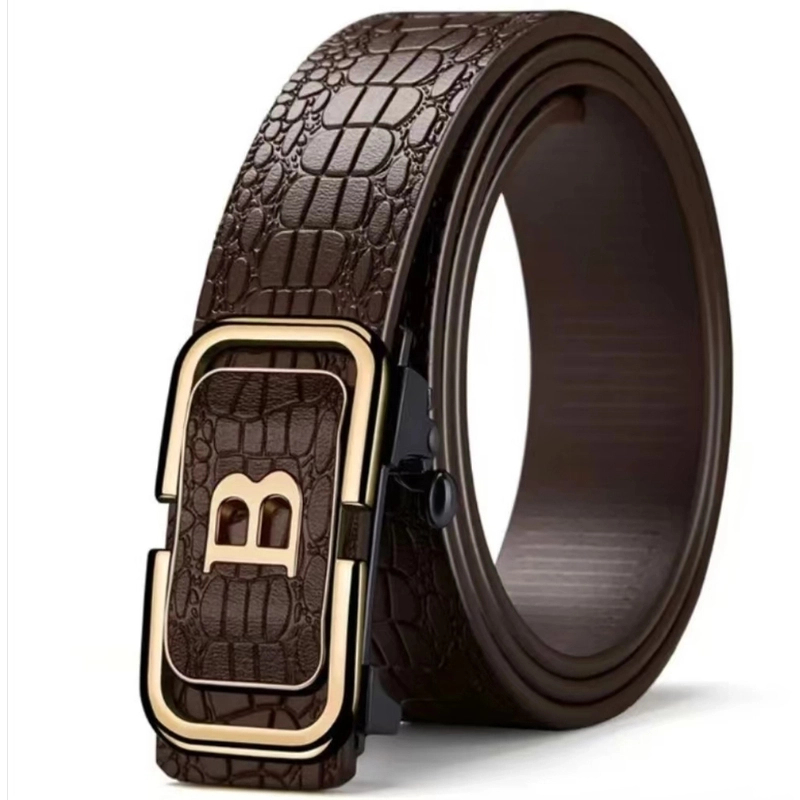 疯抢！【补贴中】新款B字皮带自动扣内穿耐用腰带中青年百搭休闲088