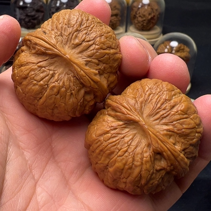 文玩核桃把件南瓜墩41mm