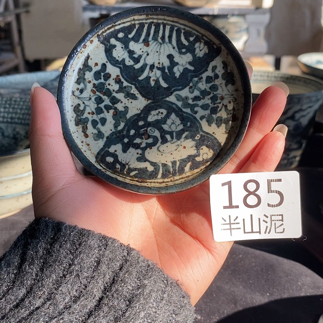 骨***宝陶手工手绘青花高温陶瓷