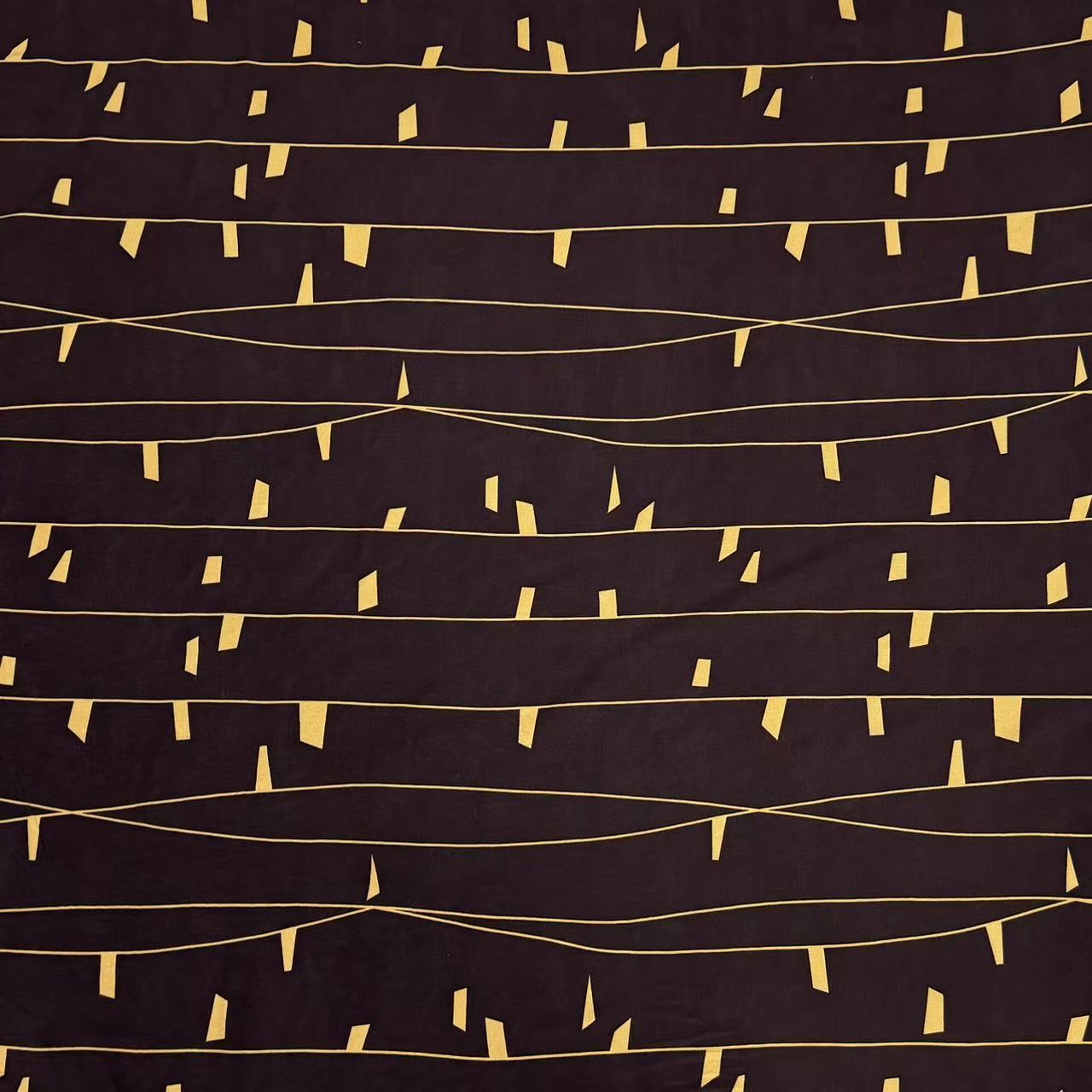 棉绸金缕墨纹面料（不支持七天无理由退换）