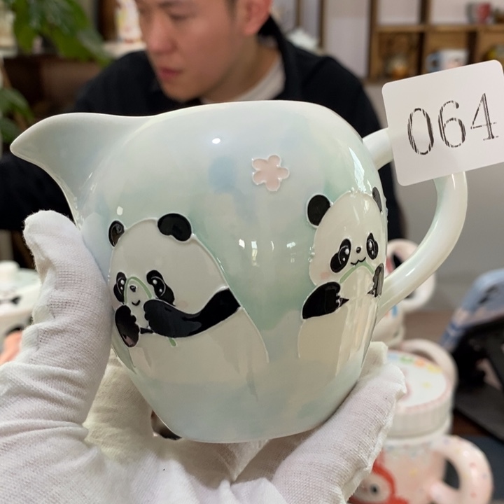 杯景德镇釉下彩手绘