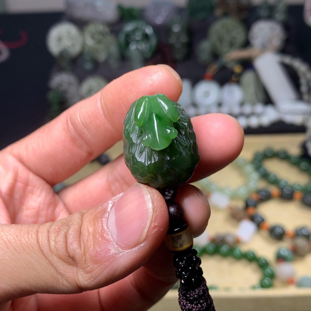 和田玉手链未镶嵌和田玉挂件