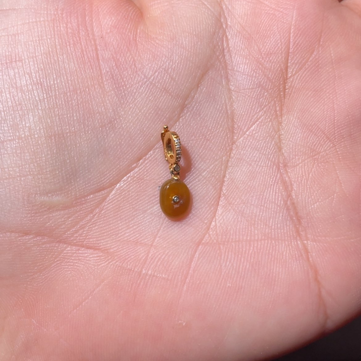 【闪购商品】颈饰18K金镶嵌翡翠绿****7