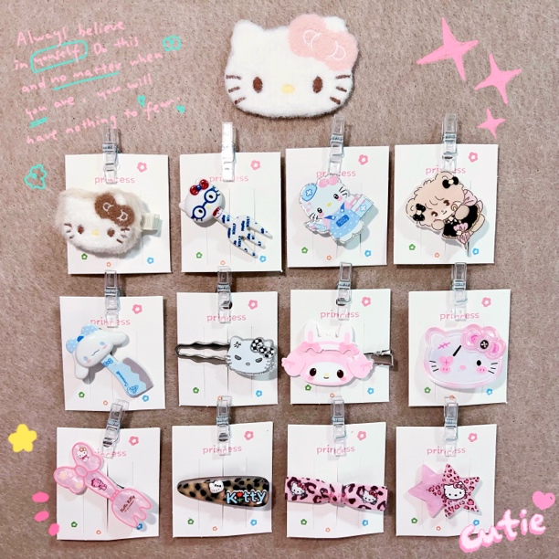 夹子女简约风发夹发卡儿童头饰瑞丽风一字夹甜美女童可爱小女孩