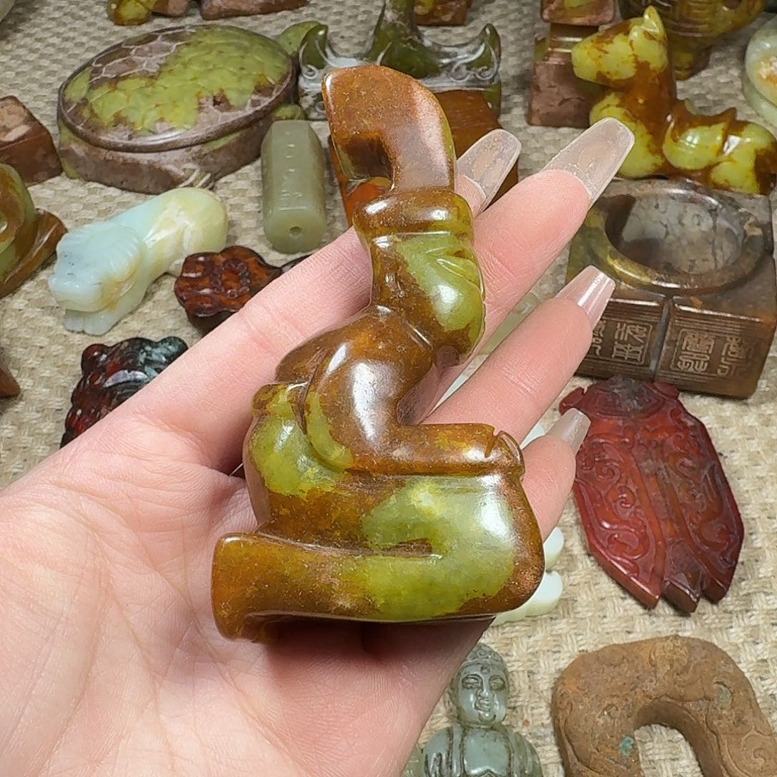 白玉菩提吊坠挂件