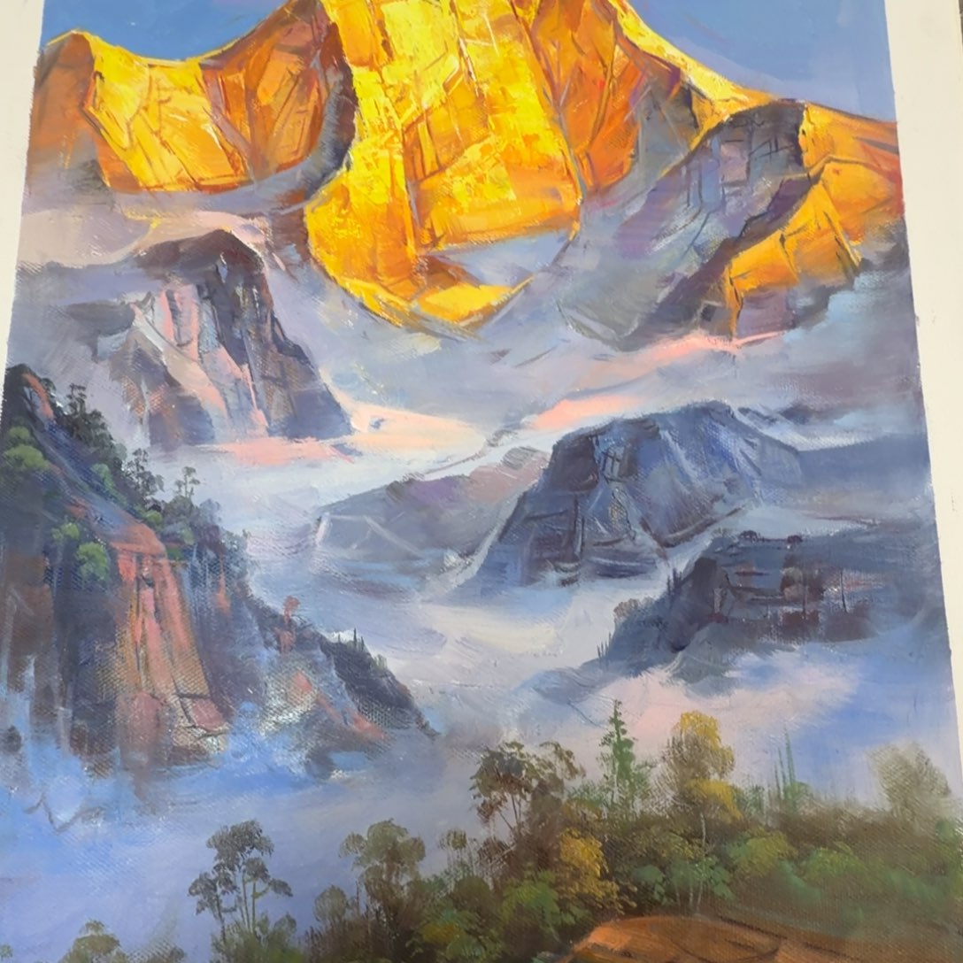 油画加油加油努力加油努力加油