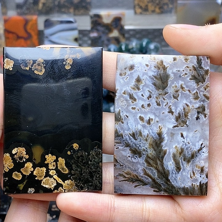 玛瑙/玉髓珠宝半成品未镶嵌黑**生