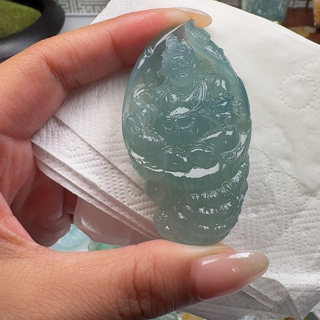 秦***国定制翡翠未镶嵌翡翠a