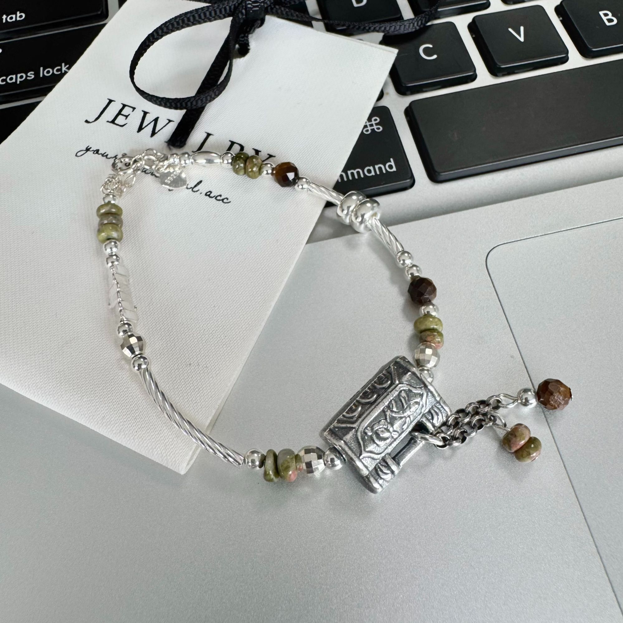 顺钦银楼 925银手链 【慕春娇手链】时尚百搭设计感气质