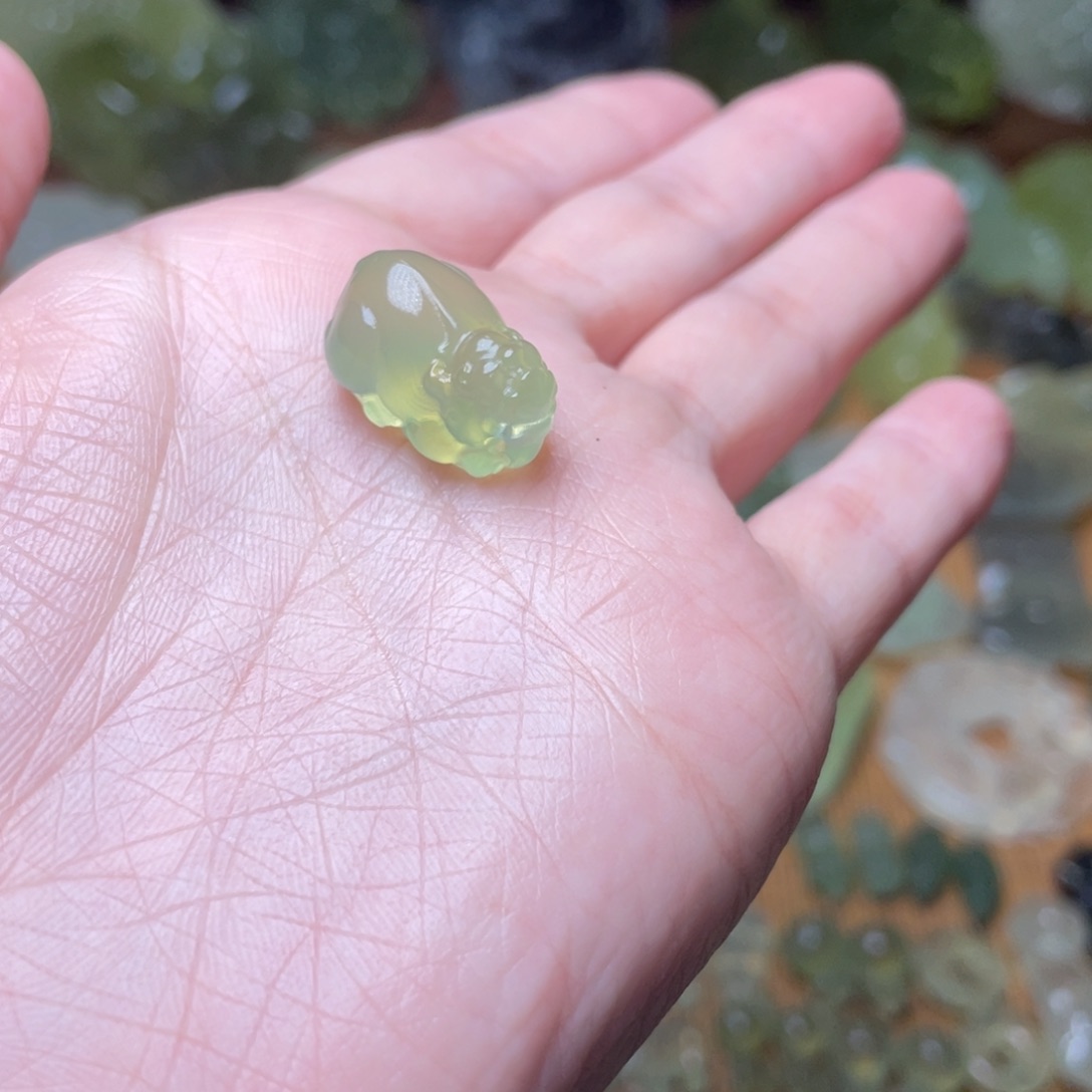 A***e蛇纹石玉未镶嵌手链