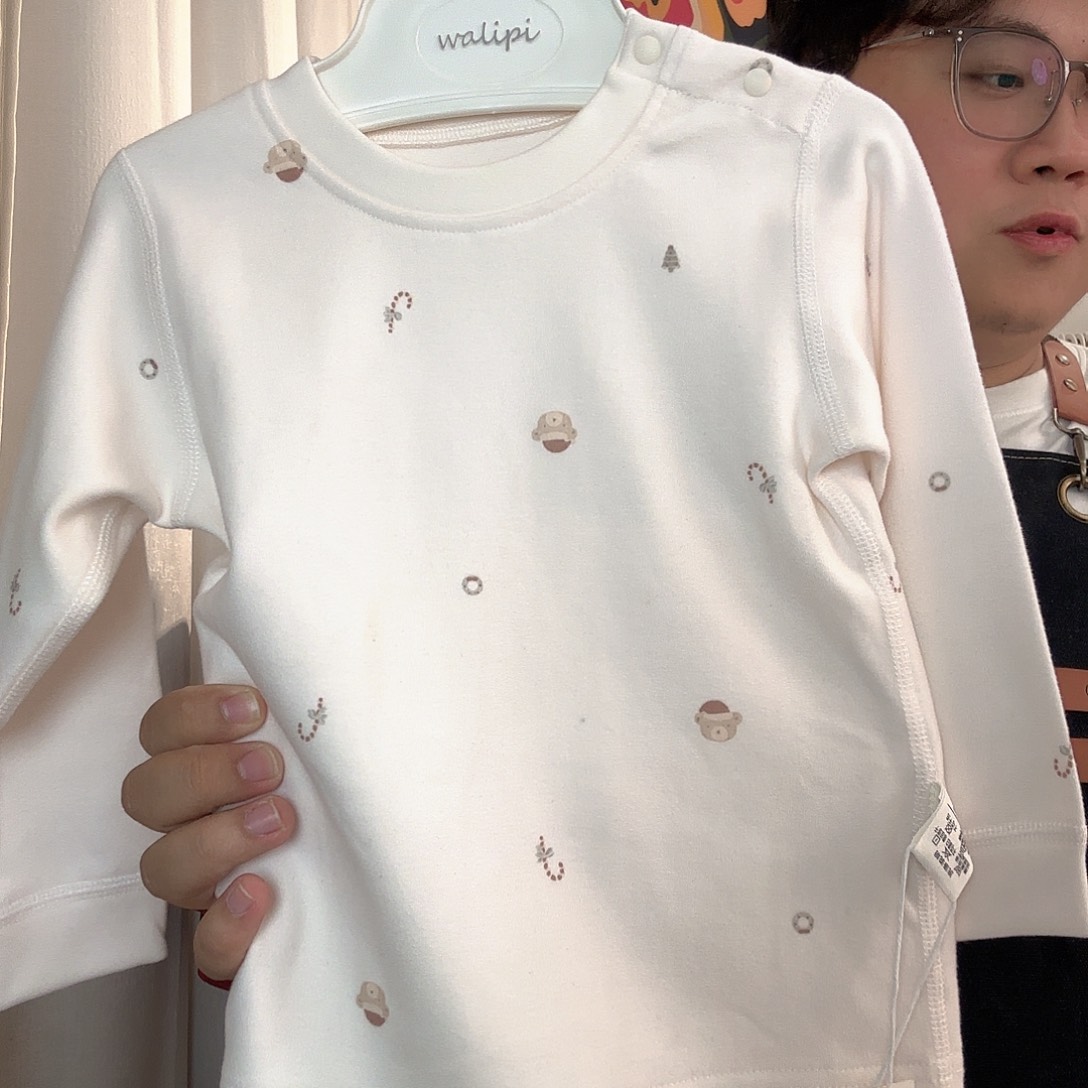 何***哲小熊长袖分体奶酪90