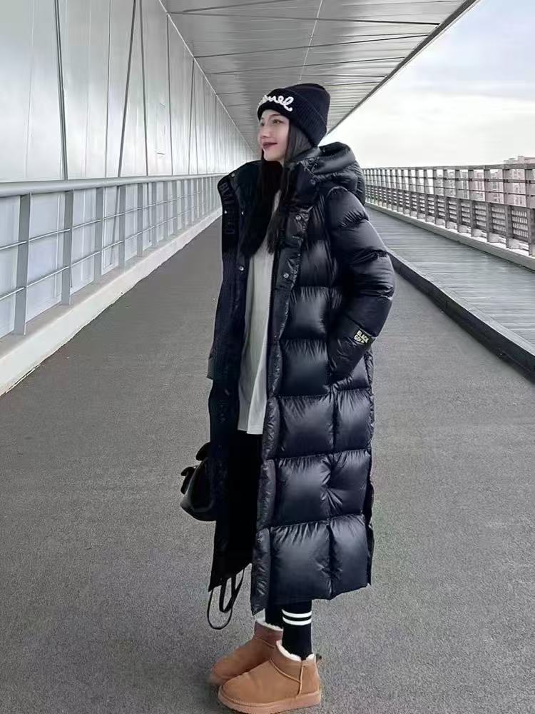 反季女装外套捡漏黑金长