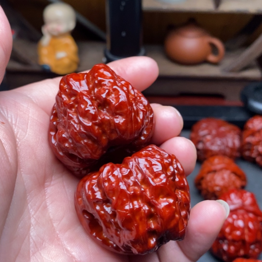 吊坠文玩核桃39蛤蟆头