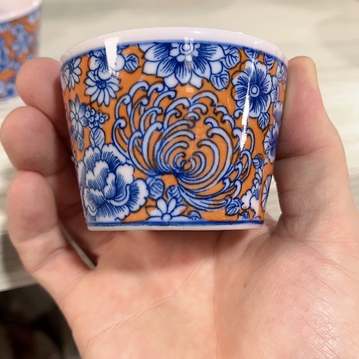 瓷片景德镇陶瓷杯子。