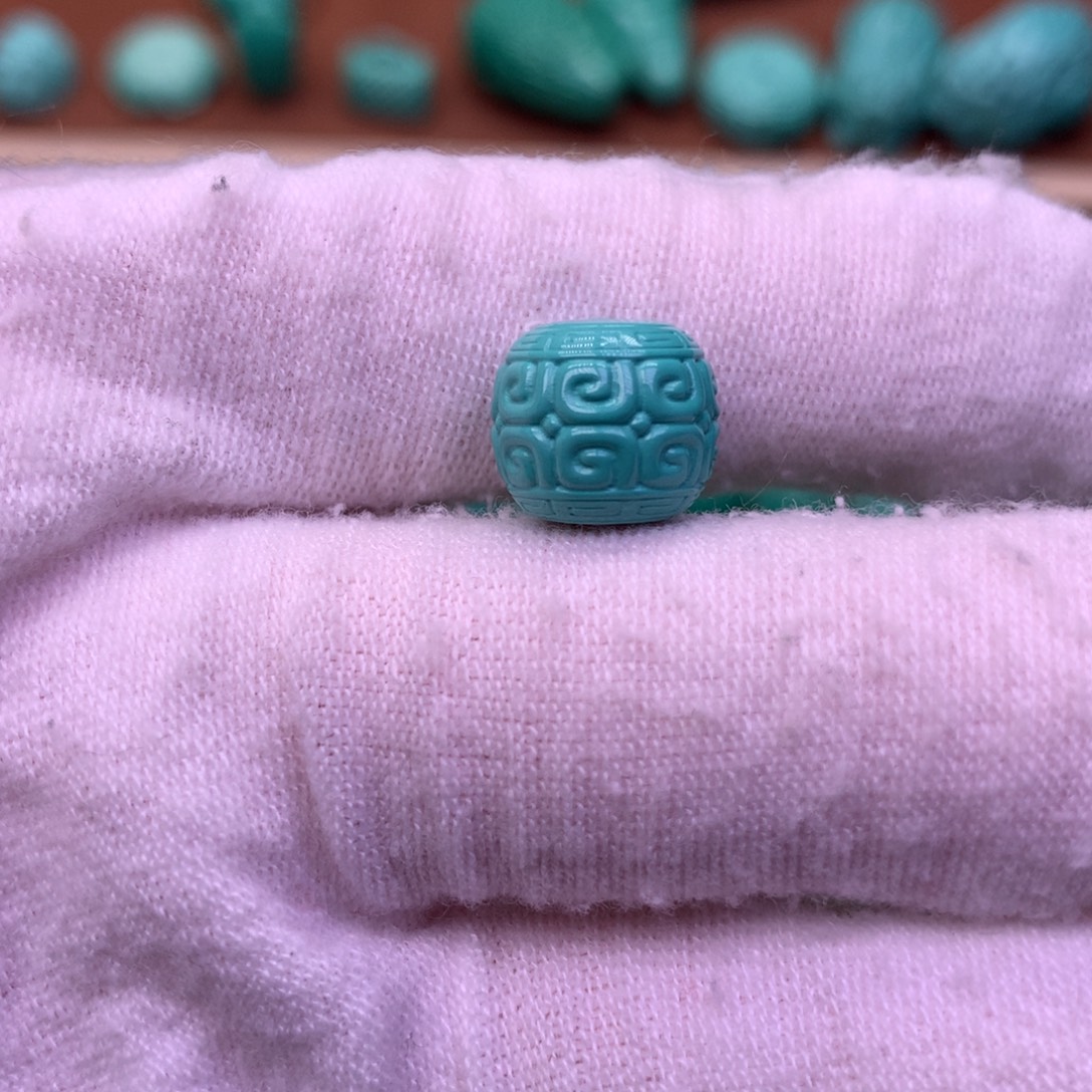 请***侠原生态散珠配珠回纹珠卡11