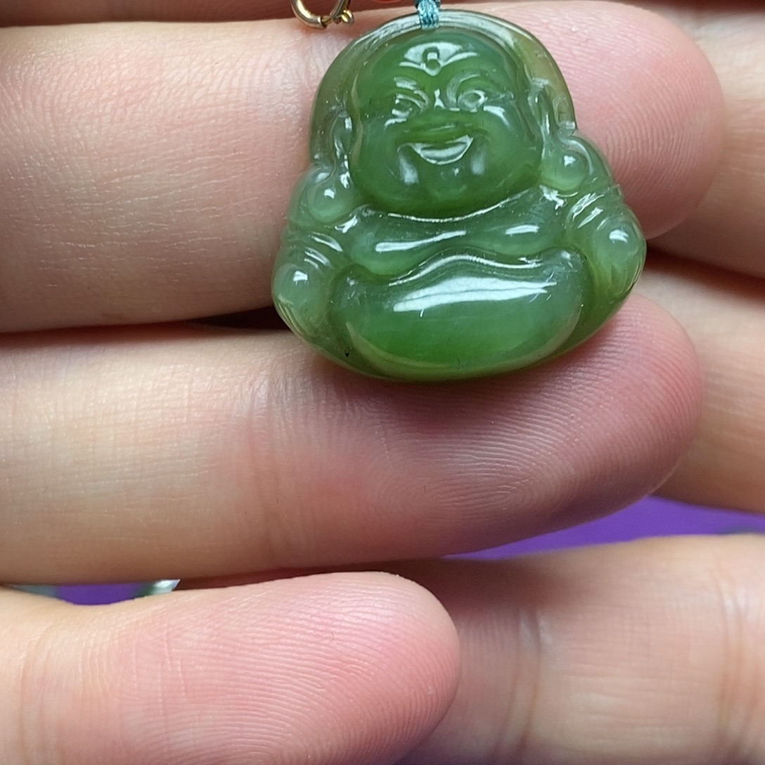 和田玉（碧玉）未镶嵌吊坠(不含链)