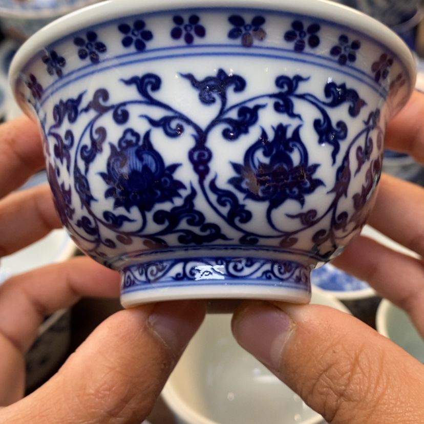 【闪购商品】景德镇青花主人杯