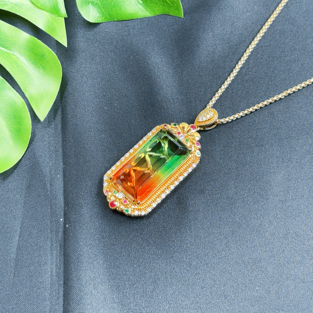 欧标奢饰国际传藏精品-水墨山岚吊坠 远山如黛 气质高贵-MX029