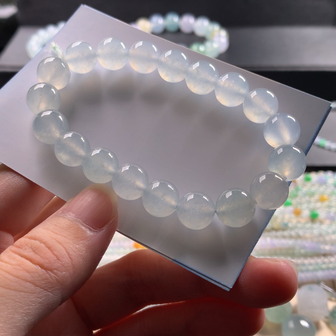 翡翠未镶嵌手链天然缅甸翡翠