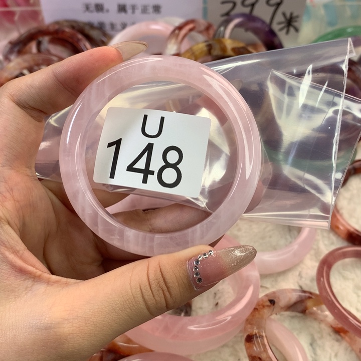 水晶手镯U未镶嵌水晶148-55