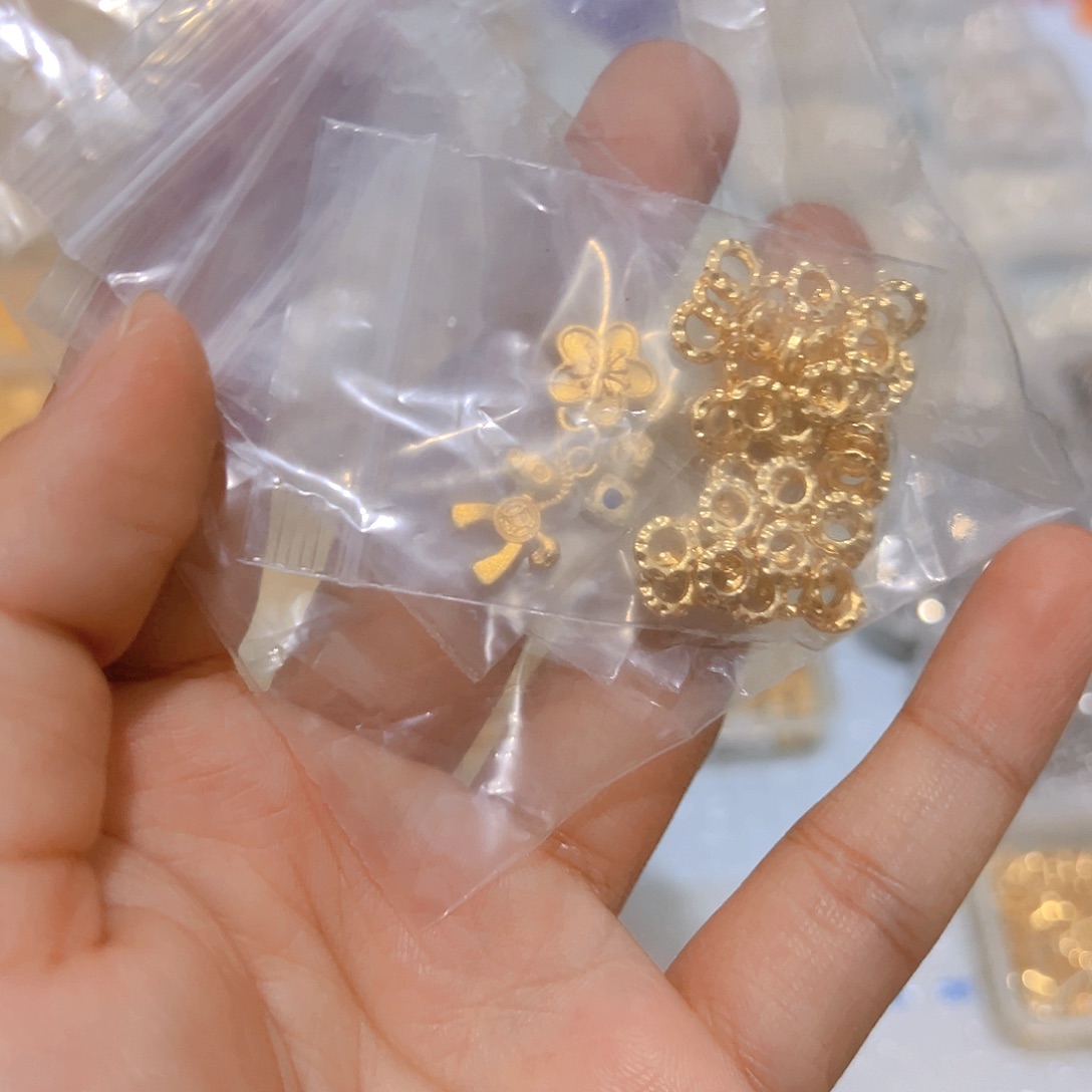 珐琅铜合金配件一袋品