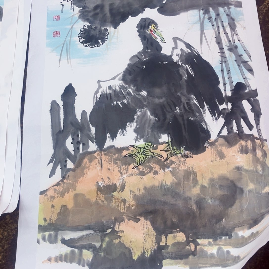 国画天**风绘画等方面的研究