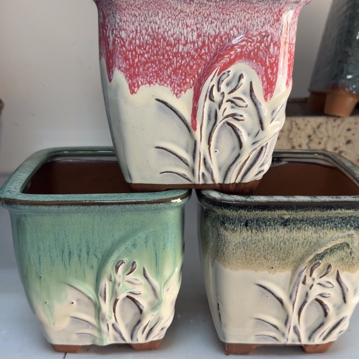 紫砂花盆口15高15.5，1111111