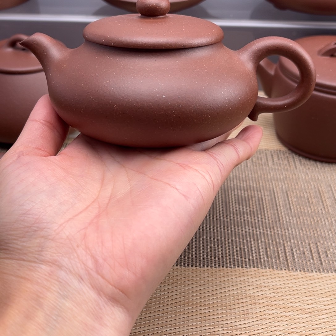 紫砂茶壶底槽清扁玉微瑕