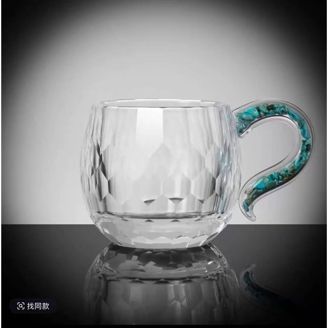 侧把绿松水晶主人杯@@117