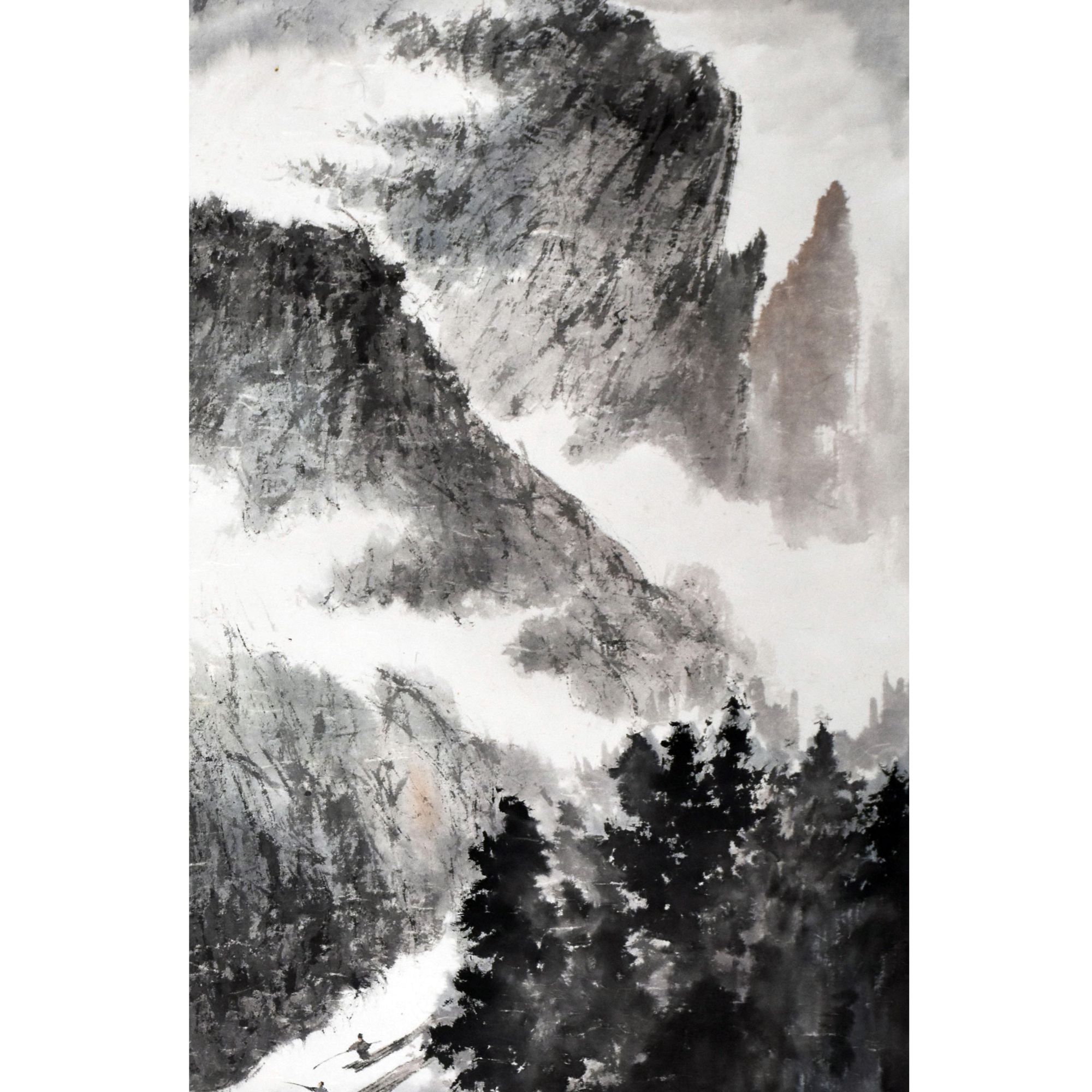 HM5127 武夷放舟图 68×47 纸本立轴 2.9平尺