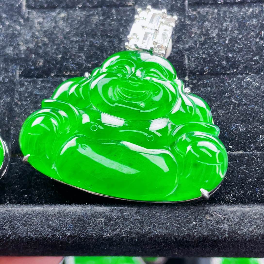 翡翠未镶嵌吊坠(不含链)221