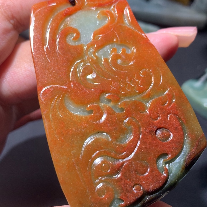 翡翠未镶嵌颈饰保真天然a货翡翠