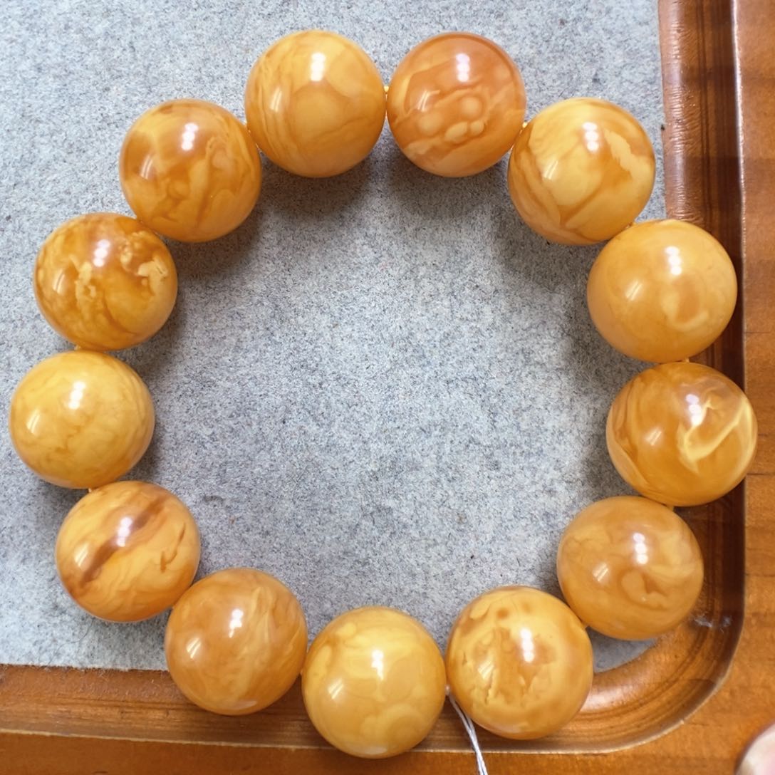 蜜蜡手串未镶嵌蜜蜡手串
