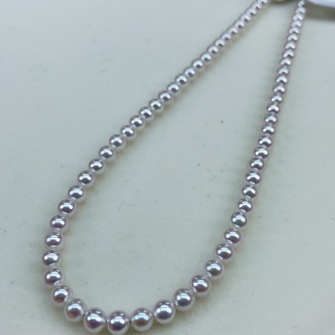 淡水珍珠4/4.5亮瞎眼小灯泡炫彩银S925镶嵌