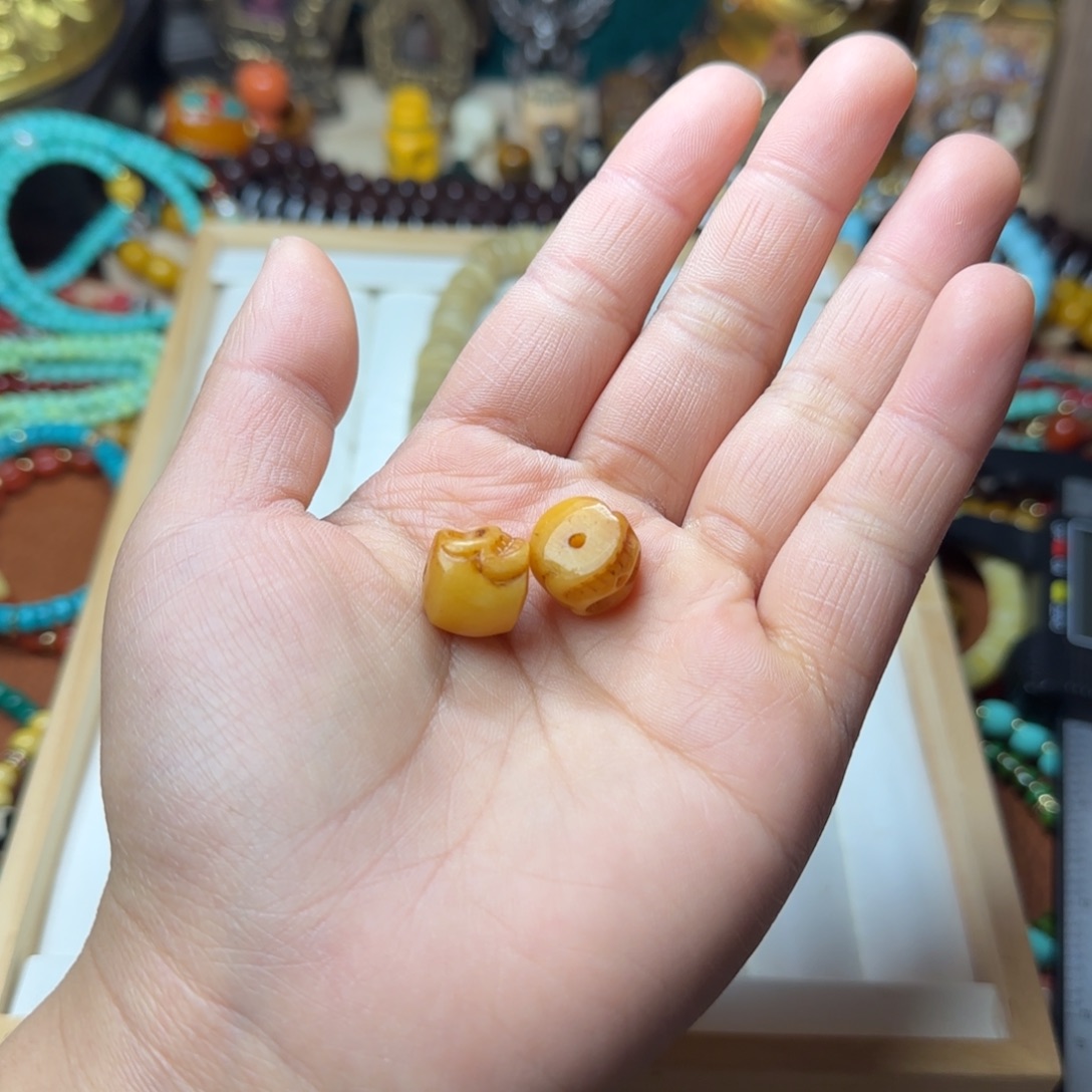 琉璃颈饰藏式念珠/藏式手串