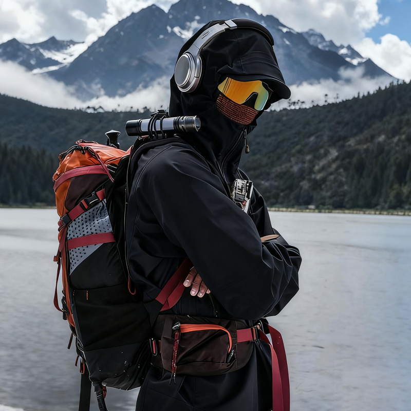 户外运动羽绒服秋冬男女防水保暖鸭绒户外滑雪服冲锋衣25001