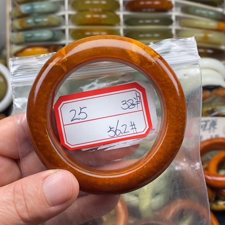 合金蛇纹石玉手链