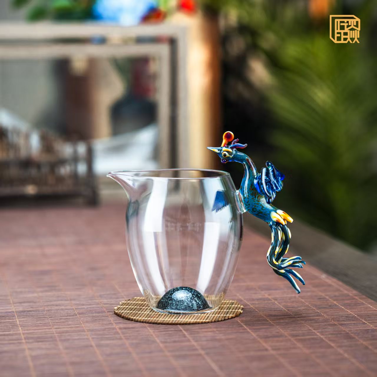 晶焱二代火凤青鸾高硼硅玻璃公杯耐热茶海茶器手工茶道高档茶具