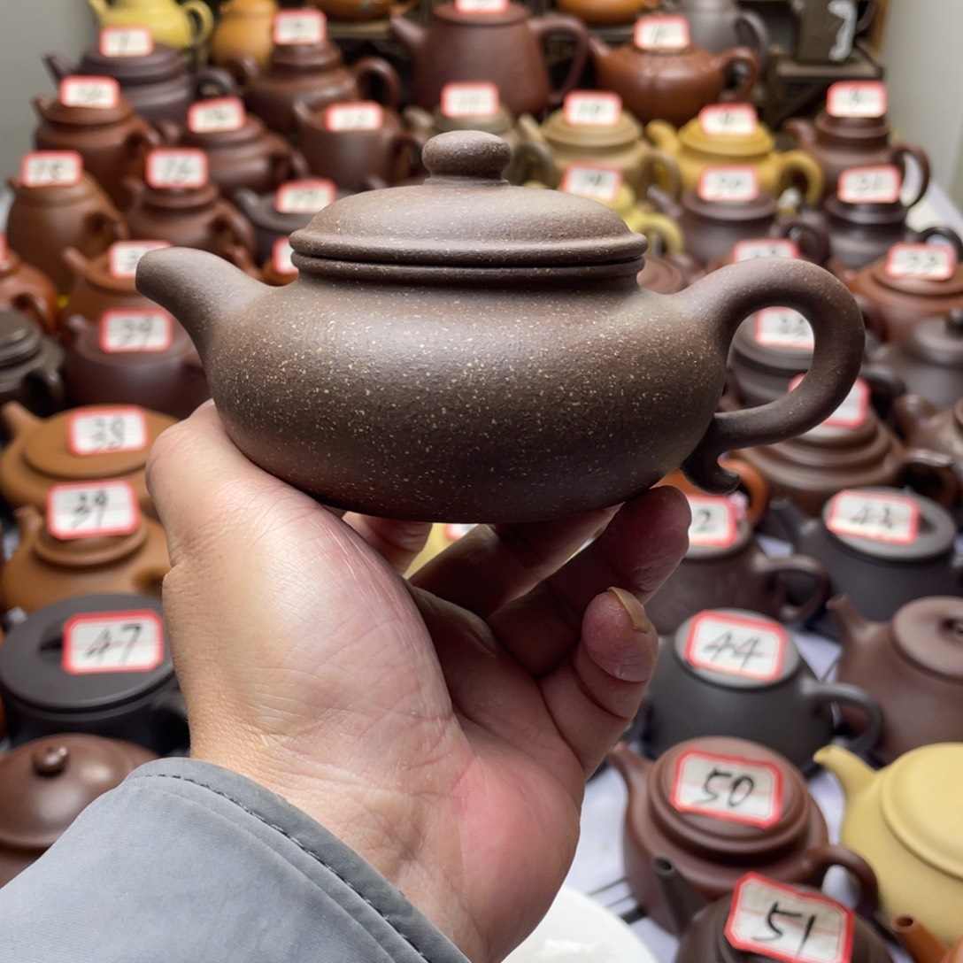 中***考紫砂茶壶宜兴紫砂全手工