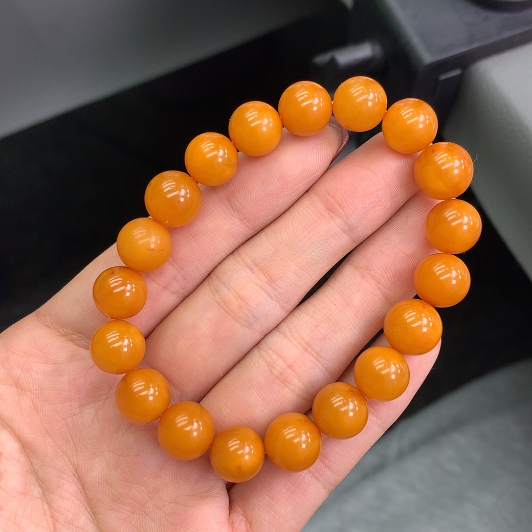 琥珀未镶嵌珠宝奇石10mm