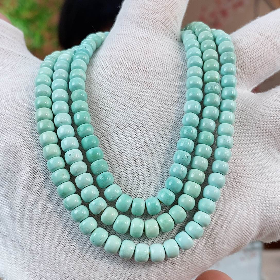 绿松石珠宝奇石未镶嵌5.8mm