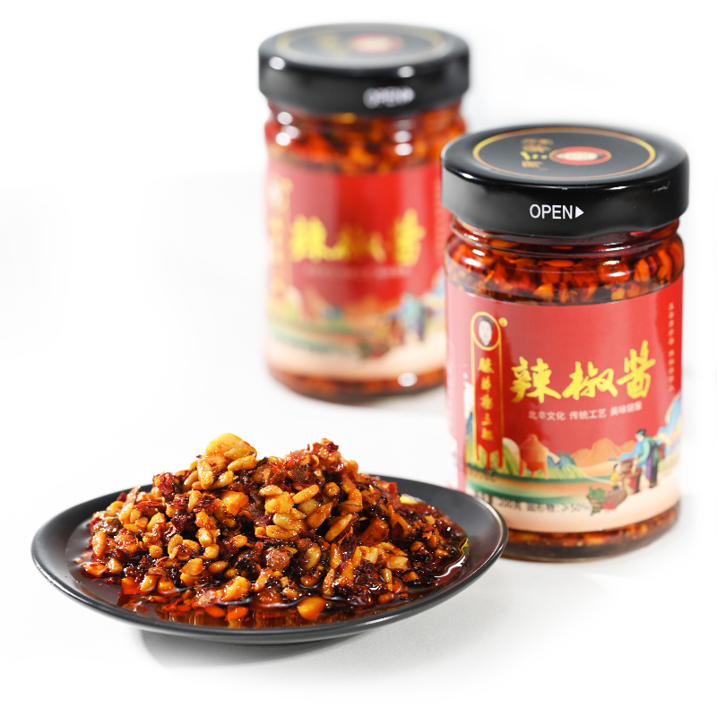 滕薛杨三姐花生瓜子辣椒酱香辣下饭酱拌凉菜涮火锅油泼辣子套装