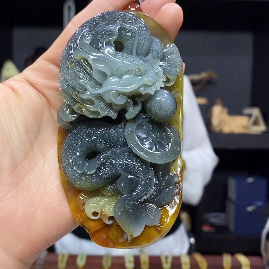 岫玉挂件吊坠未镶嵌